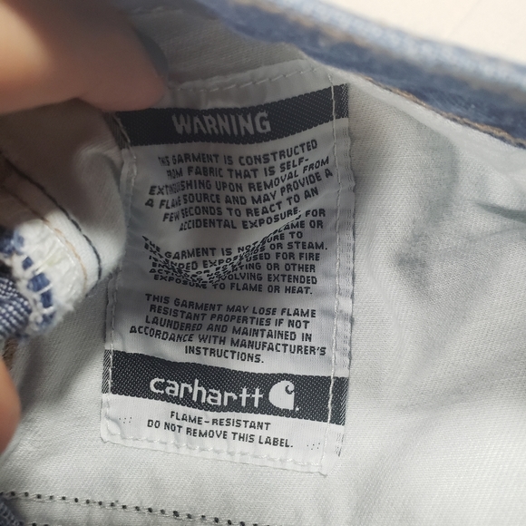 Carhartt FR CAT 2 jeans Flame Resistant 2112 Workwear straight cut size … - Picture 5 of 12